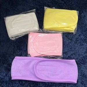 Brand new hair bands for face washing etc.